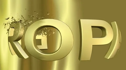 Digital 3D Animation of rotating and exploding Text Stock Footage 78728682