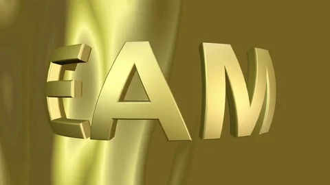 Digital 3D Animation of rotating and exploding Text Stock Footage 78729361