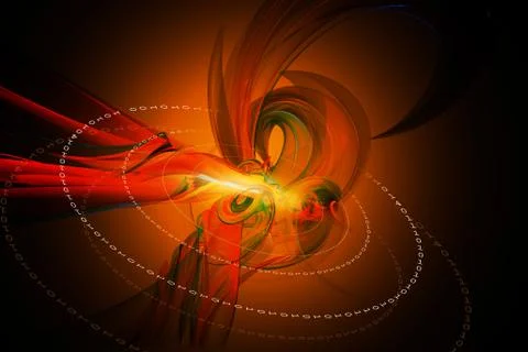 Digital 3d background Illustrazione stock