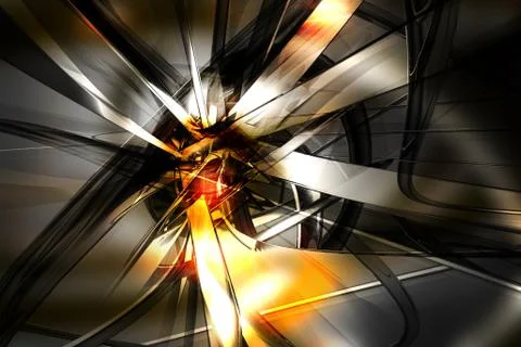 Digital 3d background Stock Illustration