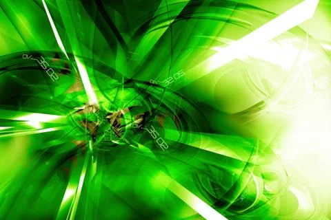 Digital 3d background Stock Illustration