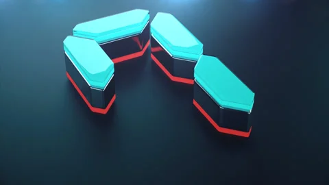 Digital 3d Countdown 10 second Baclground Stock Footage 211803908