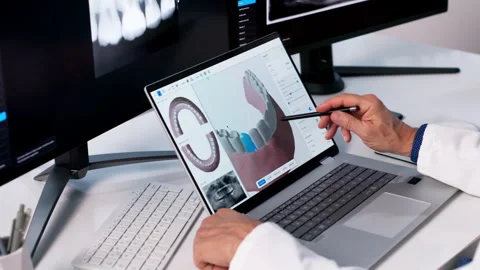 Digital 3D Imaging In Clinic Stock Footage 328409570