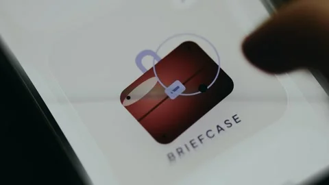 Digital 3D render of a briefcase, financial concept Stock Footage 334939489