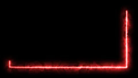 Digital 3d rendering abstract retro-style neon sign on a brick wall. Rectangu Stock Illustration