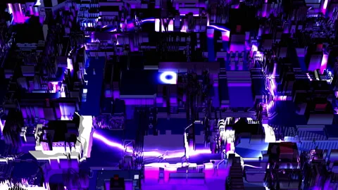 Digital abstract 3D background. Video stock 167921129