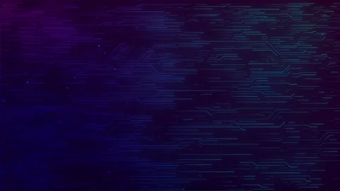 Digital Abstract AI circuit board background. Technology connected blue lines Stock Footage 295174554