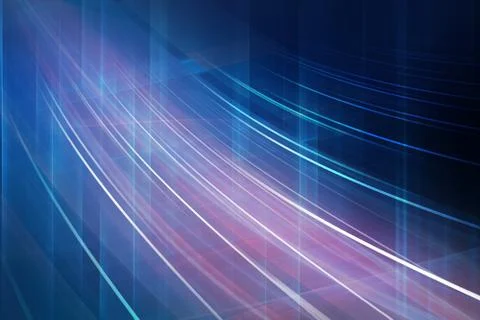 Digital abstract background with bend curve and highlights concept series Иллюстрация