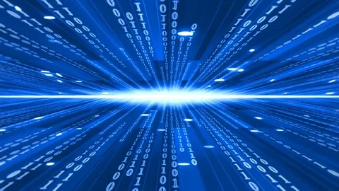 Digital Abstract Background with binary code. Stock Footage 122424627