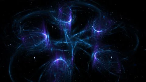 Digital abstract background. Cloud technologies, big data computing, glowing  스톡 일러스트