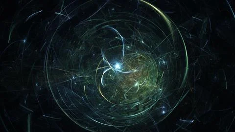 Digital abstract background. Cloud technologies, big data computing, glowing  Illustrazione stock