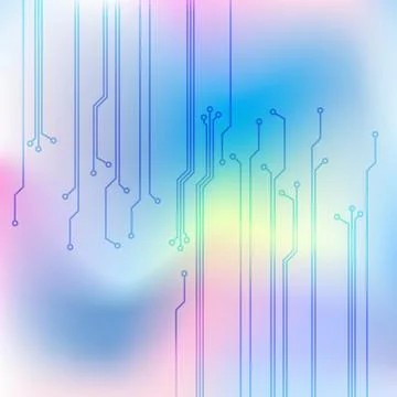 Digital Abstract background with copy space Stock Illustration