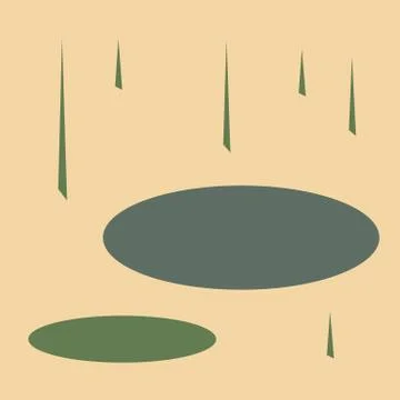 Digital abstract background expressive shape ornaments graphical design Stock Illustration