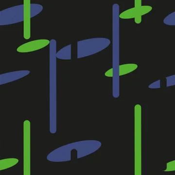 Digital abstract background expressive shape ornaments graphical design Stock Illustration