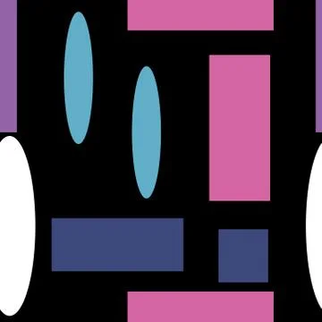 Digital abstract background expressive shape ornaments graphical design Stock Illustration