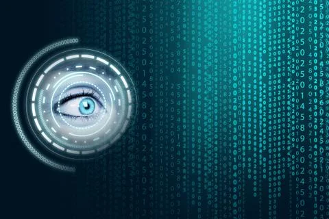 Digital Abstract background Illustrazione stock