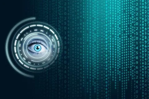 Digital Abstract background Illustrazione stock