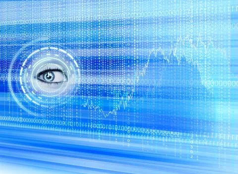 Digital Abstract background Illustrazione stock