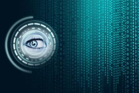 Digital Abstract background Illustrazione stock