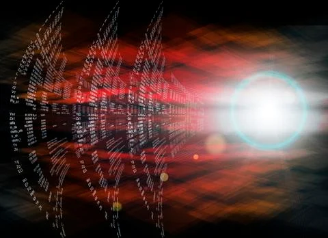 Digital Abstract background Illustrazione stock