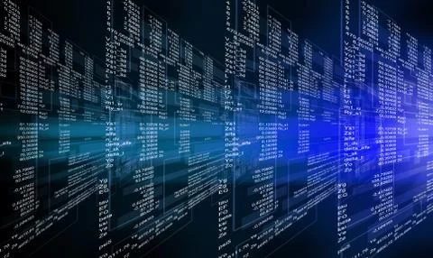 Digital Abstract background Illustrazione stock