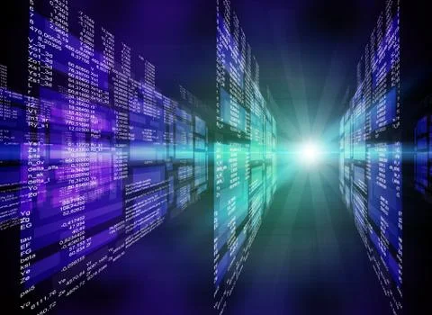 Digital Abstract background Illustrazione stock