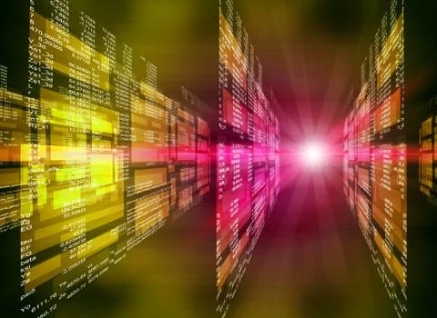 Digital Abstract background Illustrazione stock