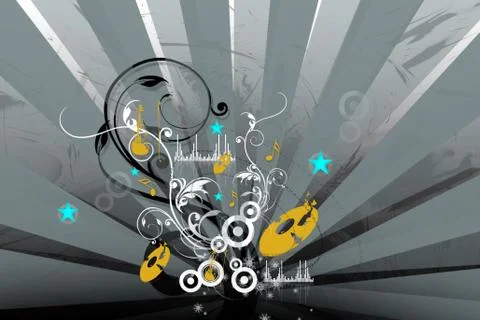 Digital abstract background Stock Illustration