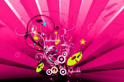 Digital abstract background Stock Illustration