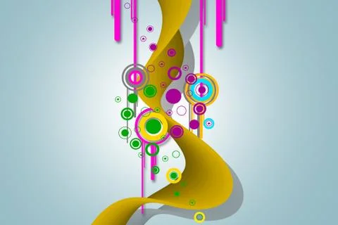 Digital abstract background Stock Illustration