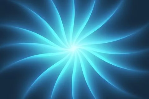Digital abstract background, light rays comming to center Illustrazione stock