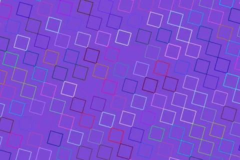 Digital abstract background with purple and pink squares Stock Illustration
