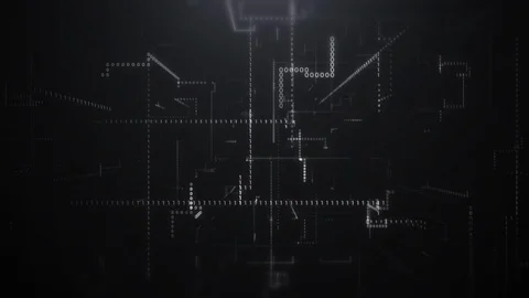 Digital Abstract Binary Code Background Video stock 113349262