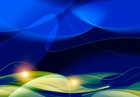 Digital abstract blue background Stock Illustration