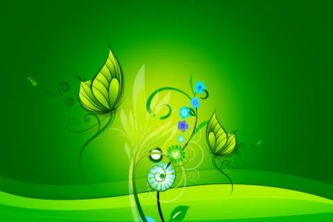 Digital abstract butterfly background Stock Illustration