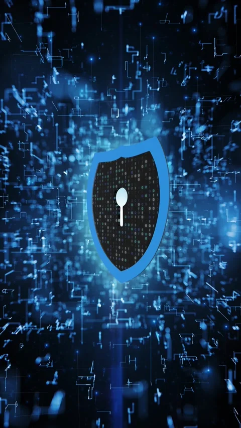 Digital abstract cyber space light with dots lines motion backgrounds 1 Stock Footage 346885452