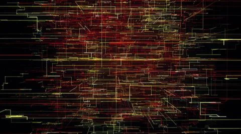 Digital abstract data maze Geometric mesh from 3d render of web textures i... Stock Photos