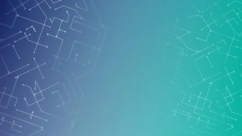 Digital abstract design featuring geometric patterns and gradients in blue and イラスト素材