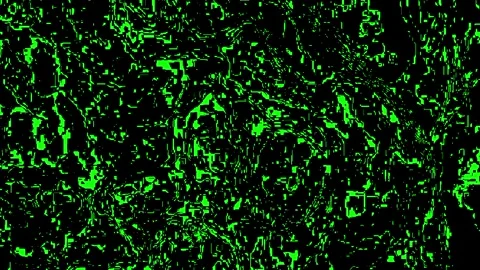 A digital abstract dominated by bright reds, pinks, and greens 스톡 동영상 329636826