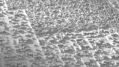 Digital Abstract future technology architectural background, voluminous rec.. 스톡 일러스트