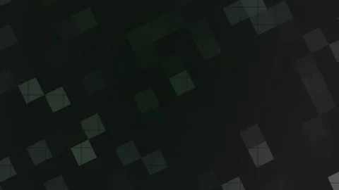 Digital abstract geometric background with glowing squares and futuristic vib Stock Footage 316315944