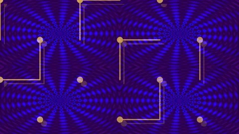 Digital abstract geometric background loop technology seamless design pattern Stock Footage 339789338