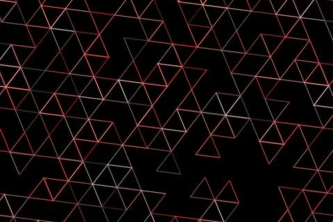 Digital abstract geometric pattern with lines and points Stock Illustration