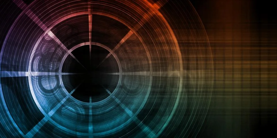 Digital Abstract Stock Illustration