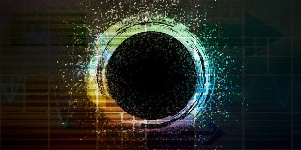 Digital Abstract 스톡 일러스트