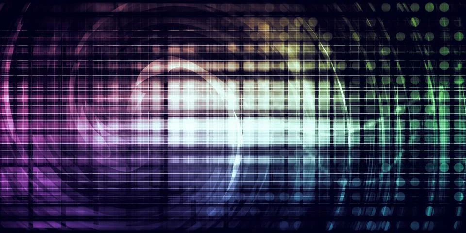 Digital Abstract Stock Illustration