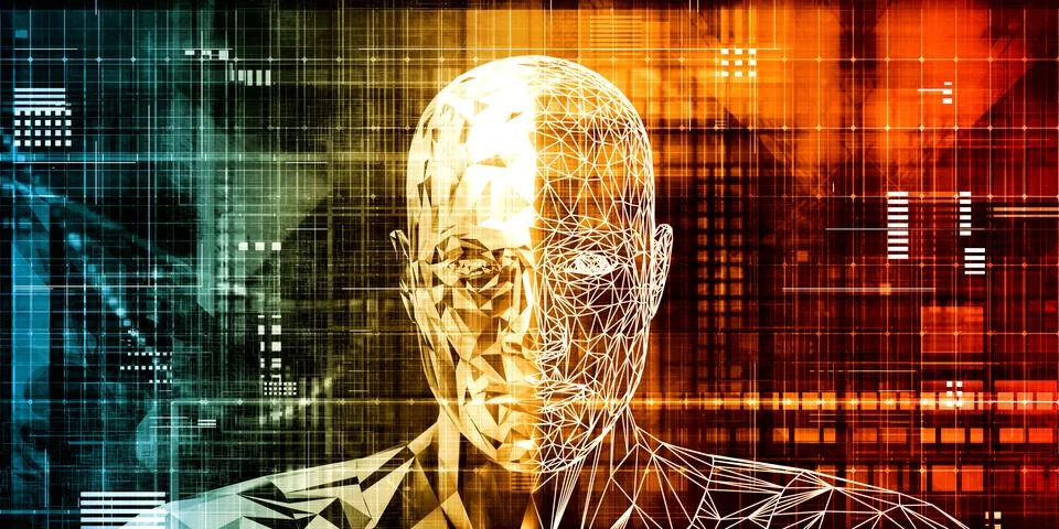 Digital Abstract Stockillustratie