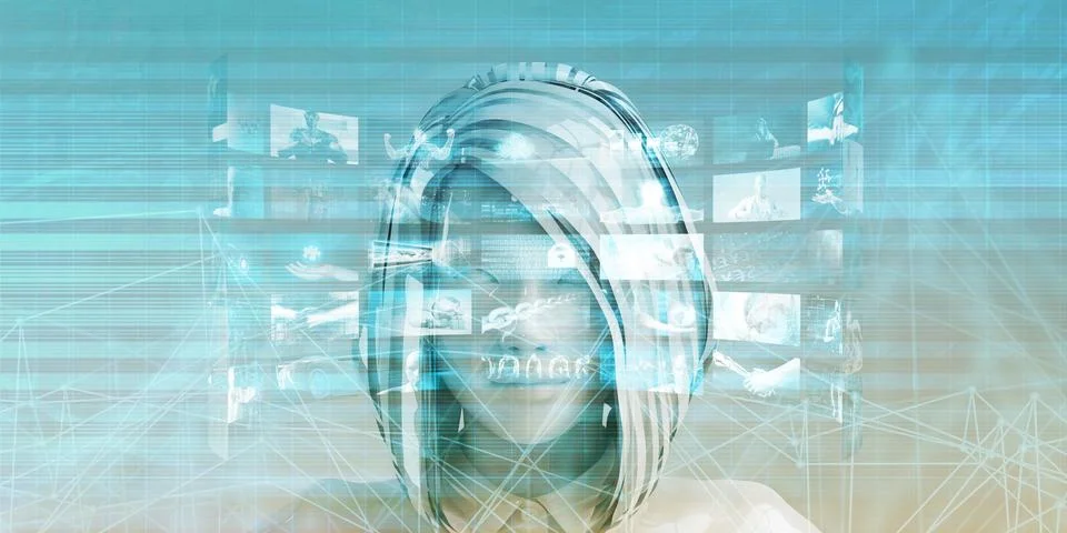 Digital Abstract Stock Illustration