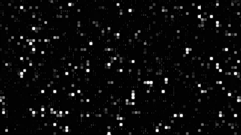 Digital abstract looped black white Stock Footage 172549688