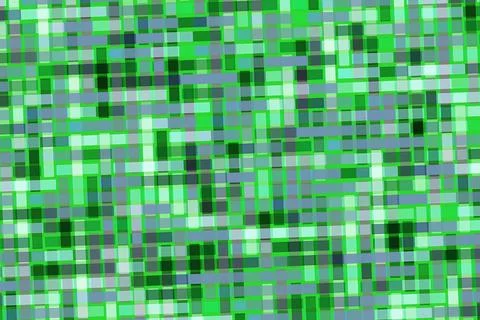 Digital abstract mosaic pattern with green and blue colors Foto stock